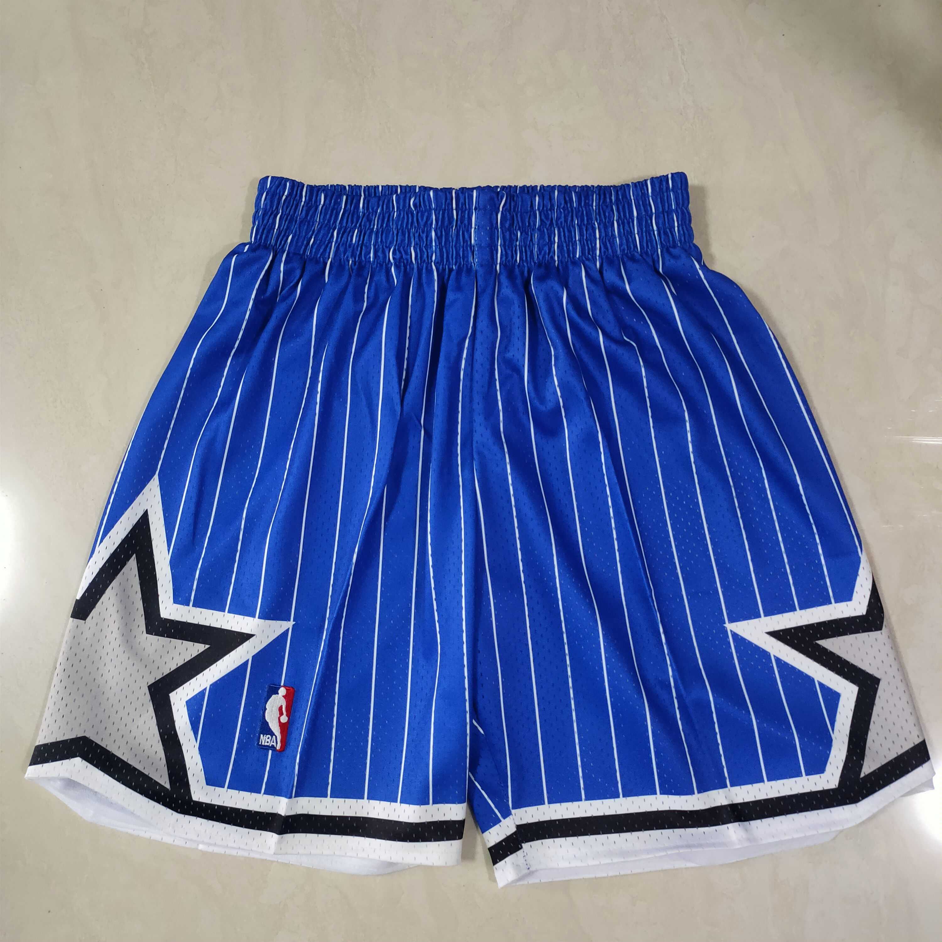 Men NBA Orlando Magic Blue Shorts 04161